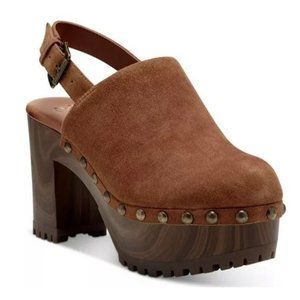 Jessica Simpson Women's Tiarah Block Heel Clogs Women's Shoes 10m